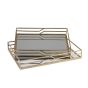 S/2 ΔΙΣΚΟΙ ΜΕΤΑΛΛΙΚΟΙ ΜΕ ΚΑΘΡΕΦΤΗ ΧΡΥΣΟΙ 35x25x6cm / 30.5x20x5.5cm Eurolamp 819-02129