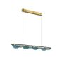 ΦΩΤΙΣΤΙΚΟ ΚΡΕΜΑΣΤΟ 20W 1200Lm 3000K L120X6XH150 ΧΡΥΣΟ ARTE ILLUMINA HAWAI Eurolamp 144-18161