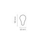 InLight E27 LED Filament A60 10watt Dimmable 7.27.10.18.2