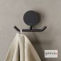 ΑΓΚΙΣΤΡΟ ΔΙΠΛΟ 4,6cm OPAL GEESA BLACK MATT 7215-400