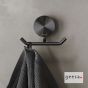 ΑΓΚΙΣΤΡΟ ΔΙΠΛΟ 4,6cm OPAL GEESA INOX PVD BLACK BRUSHED 7215-411