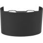 ΑΠΛΙΚΑ ΤΟΙΧΟΥ ΑΛΟΥΜΙΝΙΟΥ UP -DOWN 4x1W 310Lm 3000K 120x80x40mm IP54 ΜΑΥΡΗ ARTE ILLUMINA Eurolamp 145-20254