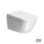Λεκάνη Κρεμαστή PURA/59  Swirlflush με σύστημα ηλεκτρονικού μπιντέ, White GSI Ιταλίας 7418K-300