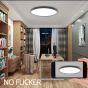 SE LED 47  RONDO BLACK CEILING 48W 3CCT WITH MEMORY 2 YEARS WARRANTY Α4 HOMELIGHTING 77-50463