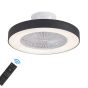SE LED F50 MARCO BLACK FAN 30W SMART WITH CONTROL 50X50X20cm 3000k-6500k 85-265V 2 YEARS WARRAN HOMELIGHTING 77-50621