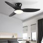 SE LED F100 WINDY BLACK FAN 30W SMART WITH CONTROL 100x100x50cm 3000k-6500k 85-265V 2 YEARS WAR HOMELIGHTING 77-50630
