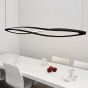 SE LED 100 SIGMA PENDANT BLACK 49W  3CCT 20x100cm IP20 220V 2 YEARS WARRANTY Α1 HOMELIGHTING 77-50664