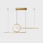 SE LED 100 LUFICET PENDANT GOLD 24W  3CCT 100x6x100cm IP20 2 YEARS WARRANTY A2 HOMELIGHTING 77-50666
