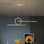 SE LED 100 LUFICET PENDANT GOLD 24W  3CCT 100x6x100cm IP20 2 YEARS WARRANTY A2 HOMELIGHTING 77-50666