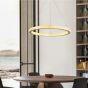 SE LED 60 ELYSIA GOLD MAT 66W 3CCT WITH REMOTE CONTROL+MEMORY IP20 2 YEARS WARRANTY A2 HOMELIGHTING 77-50992