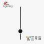 SE LED 60 ZENYA BLACK  WALL LAMP 3CCT WITH MEMORY  60cm  2 YEARS WARRANTY HOMELIGHTING 77-51163