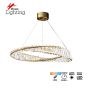 SE LED 60  OVELA ROSE GOLD Φ60cm 3CCT REMOTE CONTROL 2 YEARS WARRANTY HOMELIGHTING 77-51192