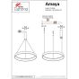 SE LED 80 AMAYA PENDANT COPPER HOMELIGHTING 77-8151