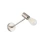 SE21-NM-22-SH2 ADEPT WALL LAMP Nickel Matt Wall lamp Grey Shade+ HOMELIGHTING 77-8329