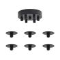SE21-GM-4-BL6-GR1 ADEPT TUBE Gold Matt Pendant Black Metal Grid+ HOMELIGHTING 77-8625