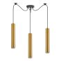 SE21-GM-5-BL3 ADEPT TUBE GOLD MATT Gold Matt Pendant+ HOMELIGHTING 77-8680