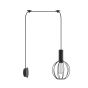 SE21-BL-4-NM1W-GR2 ADEPT TUBE Black Matt Wall Lamp Black Metal Grid+ HOMELIGHTING 77-8814