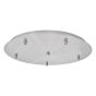 SE21-NM-4-5BL-MS123 ADEPT FLEX Nickel Matt Pendant Black Metal Shade+ HOMELIGHTING 77-8926