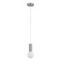 SE21-NM-4-5BL-MS123 ADEPT FLEX Nickel Matt Pendant Black Metal Shade+ HOMELIGHTING 77-8926