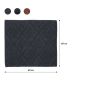 Aztec 60x60 dark grey πατάκι μπάνιου Sealskin 800098