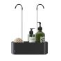 Tiger 2-Store Ράφι κρεμαστό για Βρύση Ντους 25 cm Black 800376 800376