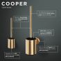 Tiger Cooper Πιγκάλ Επιτοίχιο Black / Polished gold 800557 800557