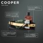 Tiger Cooper Ράφι Γωνιακό 21 cm Black / Polished gold 800563 800563