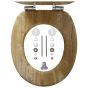 Tiger Hetta Καπάκι Λεκάνης MDF Brown 800589 800589