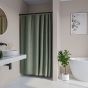 Cosima 180x200 green κουρτίνα μπάνιου πλαστική Sealskin 800640