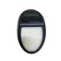 it-Lighting Moon LED 0,8W 2700K | 6500K Solar Outdoor Wall Lamp Black D:120x75x41mm 80206810S