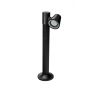 it-Lighting Shasta 1xGU10 Outdoor Pole Light Black D:150x230x600mm 80400714