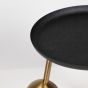 ΤΡΑΠΕΖΙ BOHΘΗΤΙΚΟ ΜΕΤΑΛΛΙΚΟ ΜΑΥΡΟ-ΧΡΥΣΟ 41x41x45cm Eurolamp 810-00049