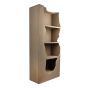 ΡΑΦΙΕΡΑ MDF ΕΚΡΟΥ 82x35.5x180cm Eurolamp 810-00235