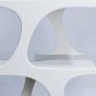 ΡΑΦΙΕΡΑ MDF ΛΕΥΚΗ 60x34x161cm Eurolamp 810-00281