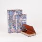 S/3 ΚΟΥΤΙΑ ΒΙΒΛΙΑ ΞΥΛΙΝΑ ΓΑΛΑΖΙΟ - ΛΕΥΚΟ 33x22x7cm / 26x17x5cm / 21x13x3cm Eurolamp 819-00281