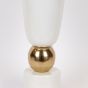 ΒΑΖΟ ΜΕΤΑΛΛΙΚΟ ΛΕΥΚΟ - ΧΡΥΣΟ 21.5x15x56.5cm Eurolamp 819-01101
