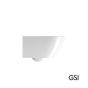 ΚΡΕΜΑΣΤΗ ΛΕΚΑΝΗ PURA/55 SWIRLFLUSH GSI WHITE 8815-300