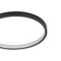 Πλαφονιέρα Οροφής Μαύρο 40,5cm LED 3000-6500Κ 2100lm Μνήμη,Tηλεχειριστήριο, Νυχτός Eglo Gafares 900421