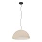 Κρεμαστό Φωτιστικό Μονόφωτο 1xE27 Ø53,5cm Μπεζ Eglo Gaetano Μπεζ 900696