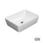 Νιπτήρας Πορσελάνης Sand 50x38 GSI White 9037-300