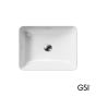 Νιπτήρας Πορσελάνης Sand 50x38 GSI White 9037-300