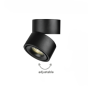 InLight Φωτιστικό Σποτ Οροφής LED 15W, 3CCT, Μαύρο, D:10x10,7cm 9095-Black