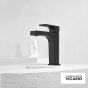 ΜΠΑΤ.ΝΙΠΤ. ΜΕ ΒΑΛΒ.CLIC-CLAC LAGO VICARIO BLACK MATT 500373-400