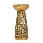 ΚΗΡΟΠΗΓΙΟ ΚΕΡΑΜΙΚΟ ΧΡΥΣΟ 12.5x12.5x25.5cm Eurolamp 819-01499