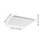 Πλαφονιέρα Οροφής 45x45cm LED Panel  22W 2700-6500Κ 2900lm Τηλεχειριστήριο Eglo Herrora 99639