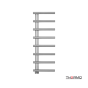 Θερμαινόμενη Πετσετοκρεμάστρα μπάνιου Inox ACCENT 138x50 Brushed ACC13850-111