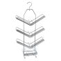 Κρεμαστή Ραφιέρα Chrome 33x9x58cm AWD02081933  AWD02081933