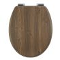 Καπάκι Λεκάνης ORZECH από MDF Walnut 37.3x45.5x4cm AWD02181065  AWD02181065