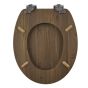 Καπάκι Λεκάνης ORZECH από MDF Walnut 37.3x45.5x4cm AWD02181065  AWD02181065
