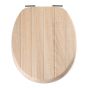 Καπάκι Λεκάνης EDESSA από MDF Φυσικό 37.5x45.6x5.5cm AWD02181911  AWD02181911